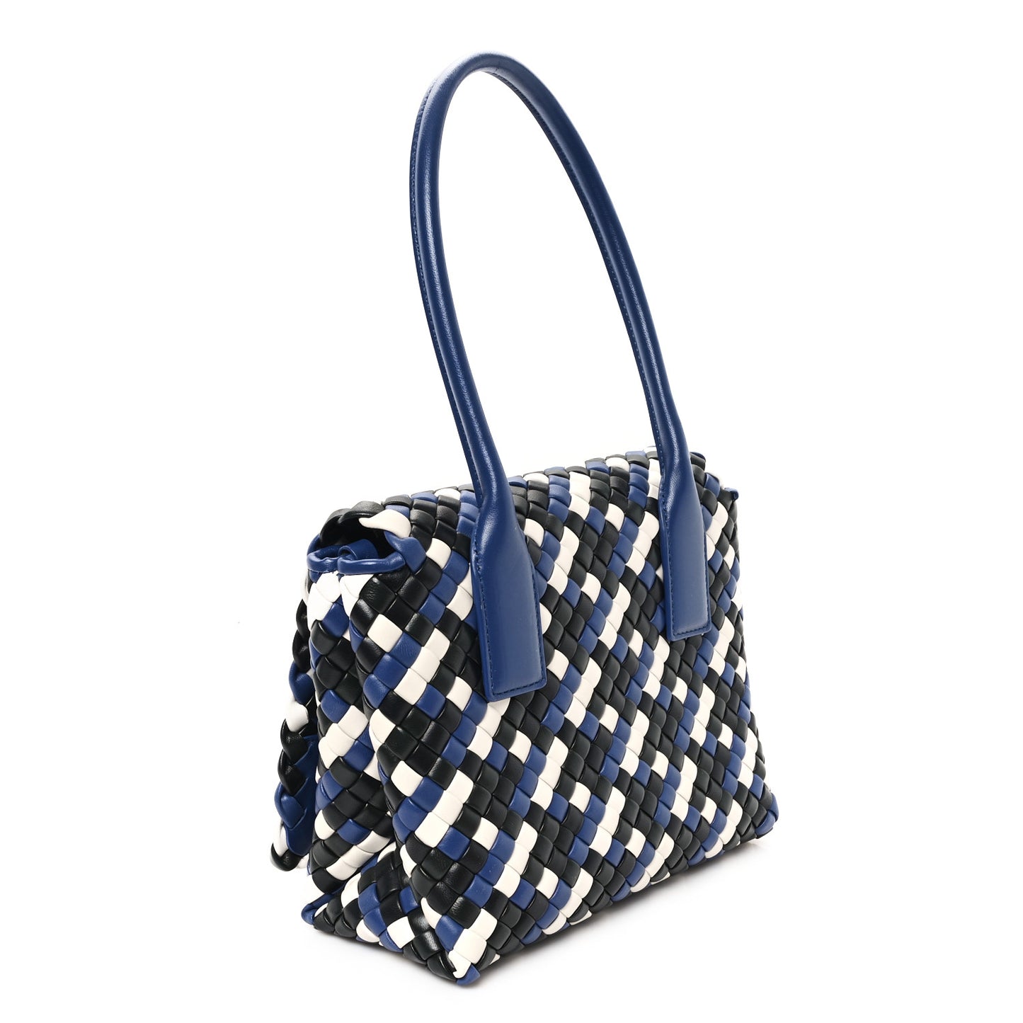 Nappa Intrecciato Patti Top Handle Bag  Cruise Multicolor