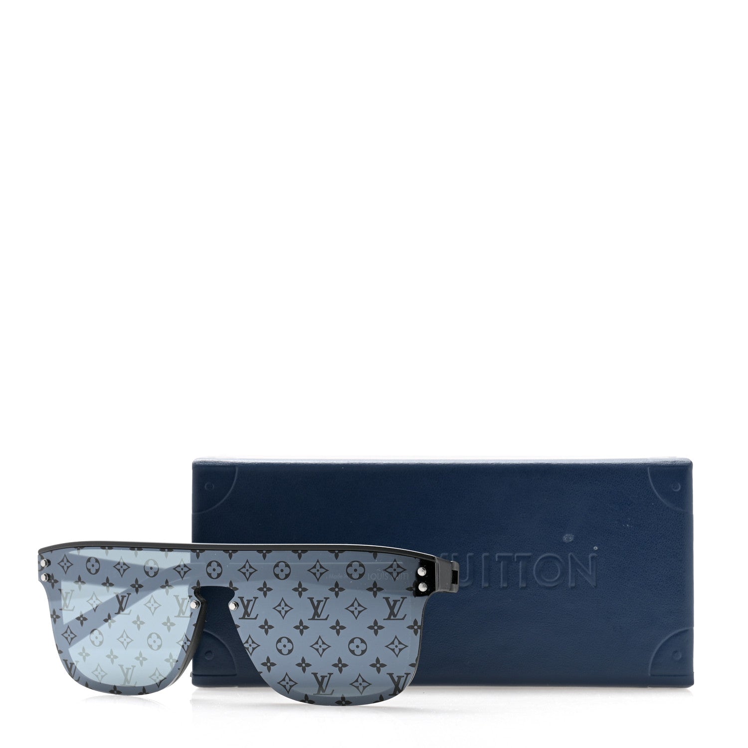 Louis Vuitton Acetate LV Waimea Square Sunglasses Z1082W Black