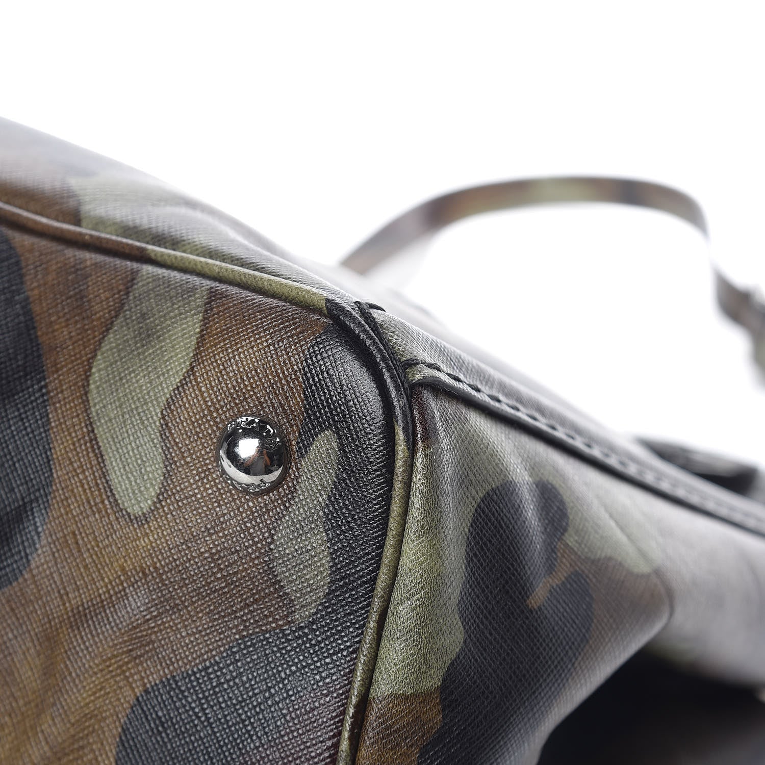 Prada Saffiano Camouflage Military Tote Mimetico 18 of 18
