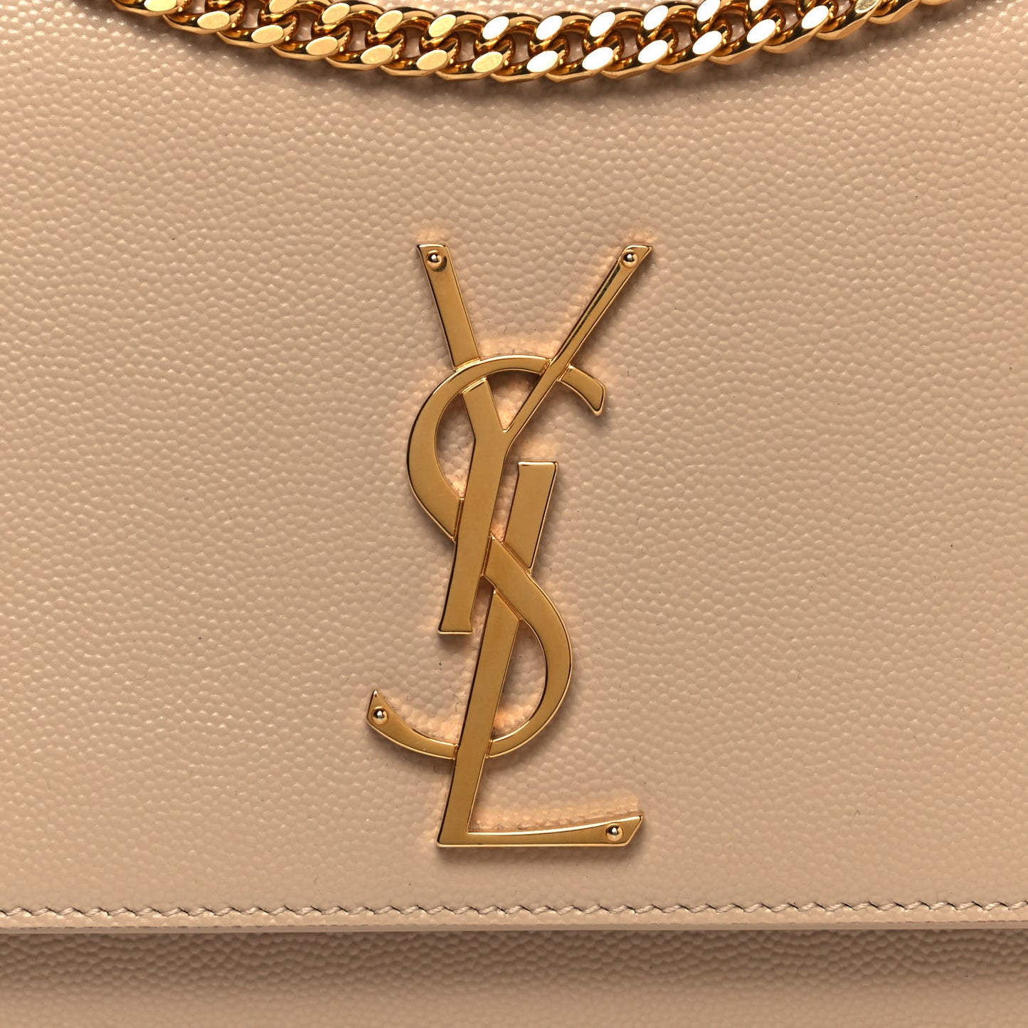 Grain De Poudre Medium Monogram Kate Satchel Nude Powder