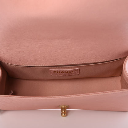 Chanel Caviar Quilted Medium Boy Flap Pink 5 of 7