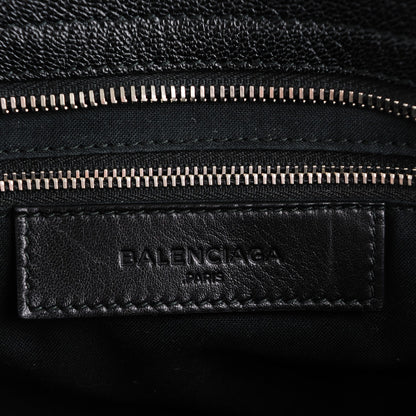 Balenciaga Chevre Silver Metallic Edge Hardware City Black 6 of 7
