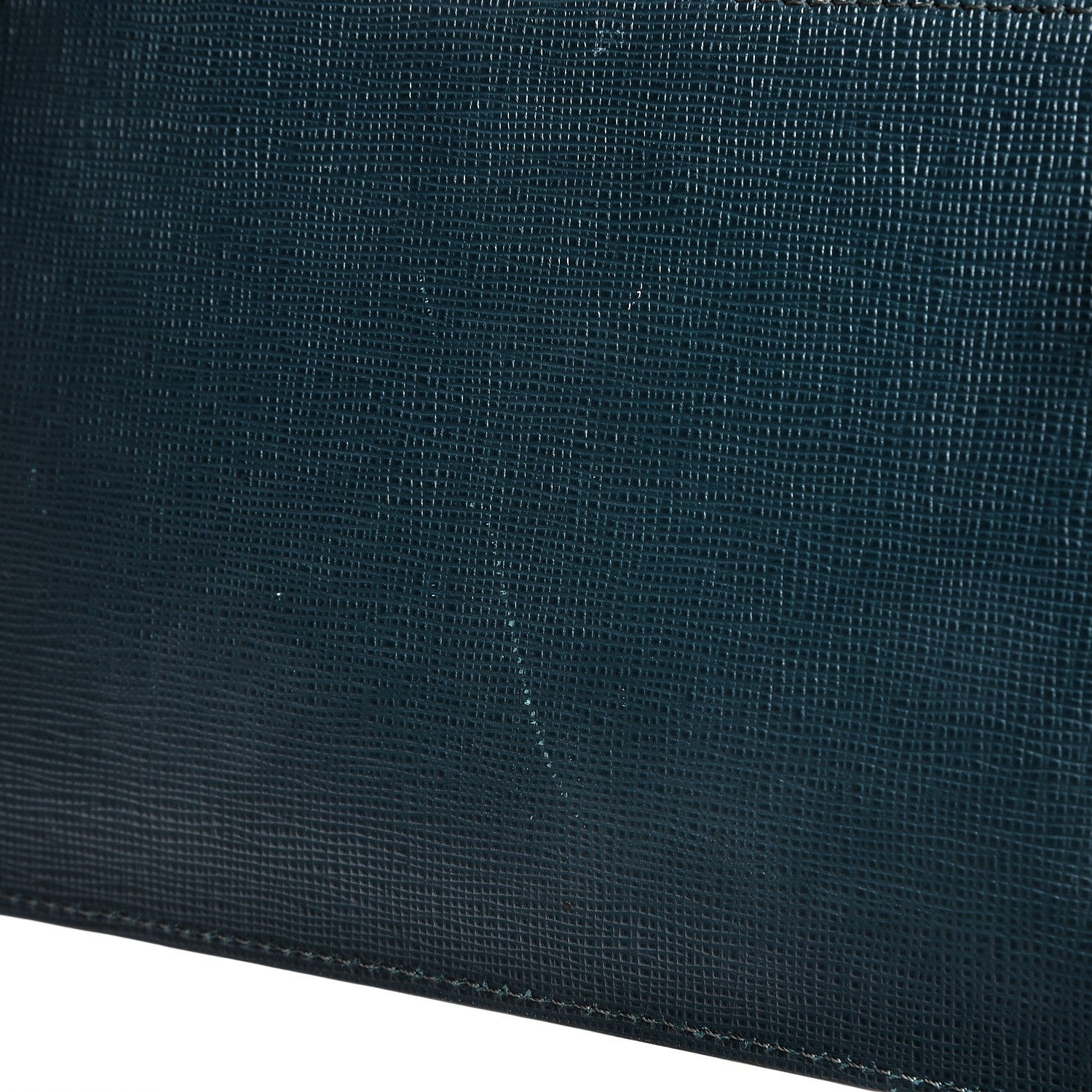 Fendi Vitello Crystal Tooth Monster Zip Pouch Oceano Multicolor 8 of 9
