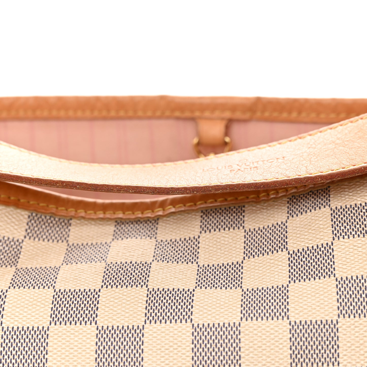 Damier Azur Delightful MM Rose Ballerine