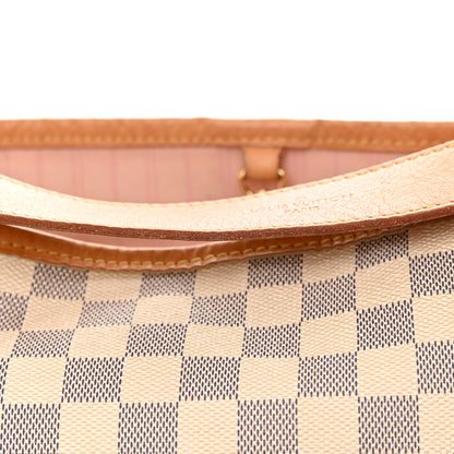 Louis Vuitton Damier Azur Delightful MM Rose Ballerine 16 of 16