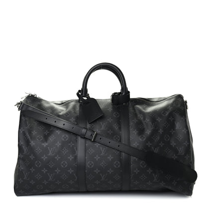 Louis Vuitton Monogram Eclipse Keepall Bandouliere 55 1 of 4