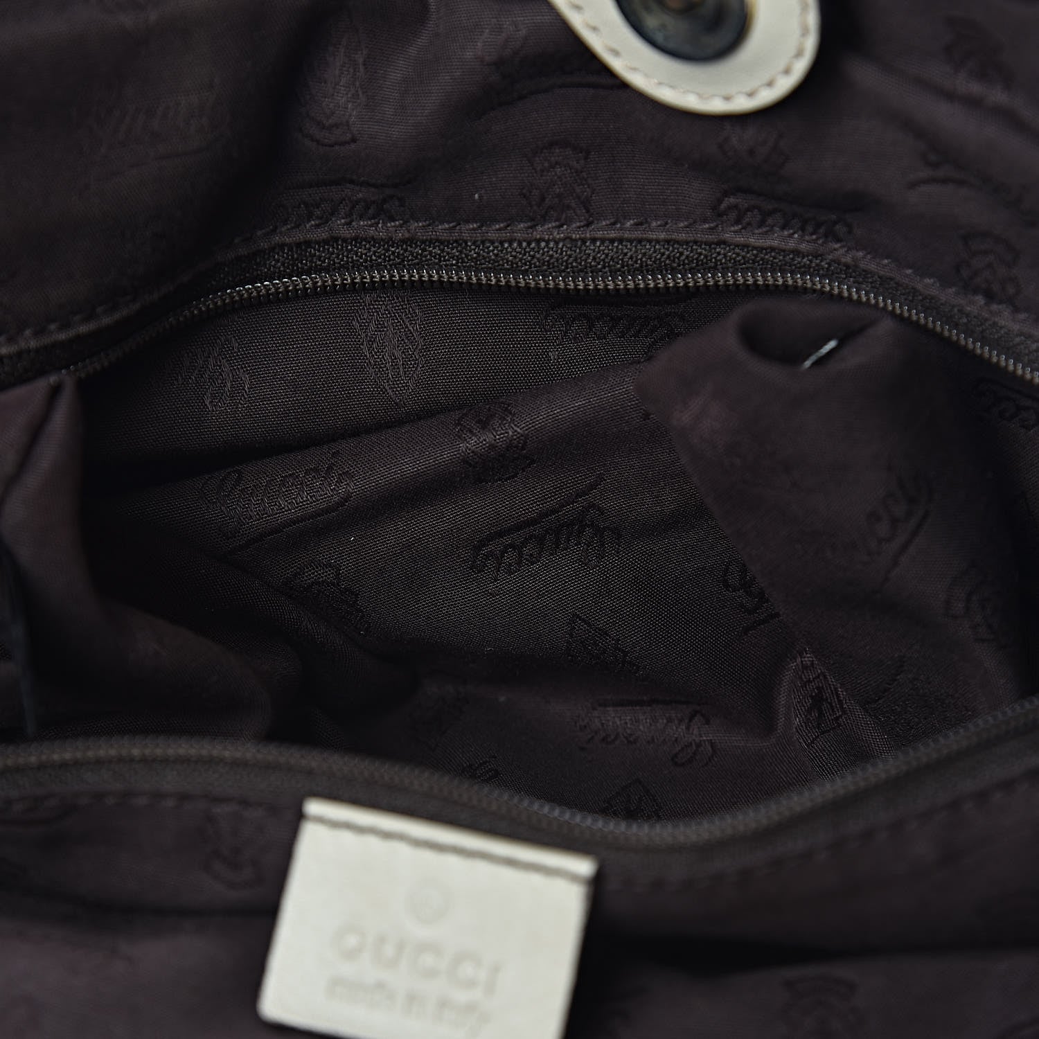 Gucci Guccissima Medium Sukey Tote Mystic White 12 of 13