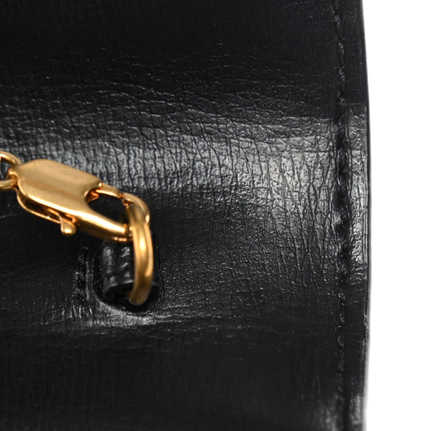 Saint Laurent Calfskin Monogram Sunset Chain Wallet Black 10 of 10