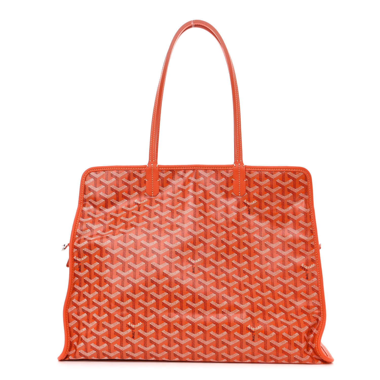 Goyard Goyardine Sac Hardy Pet Carrier PM Orange 3 of 11