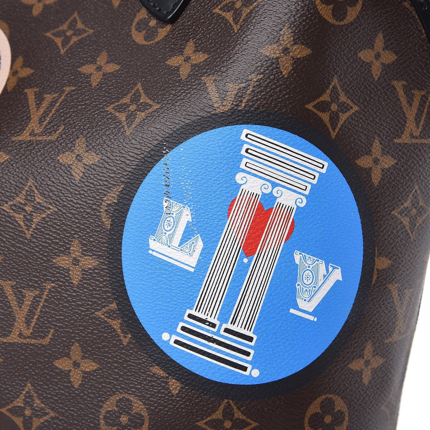 Louis Vuitton Monogram World Tour Neverfull MM 9 of 16