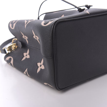 Louis Vuitton Empreinte Monogram Giant Neonoe MM Black Beige 6 of 11