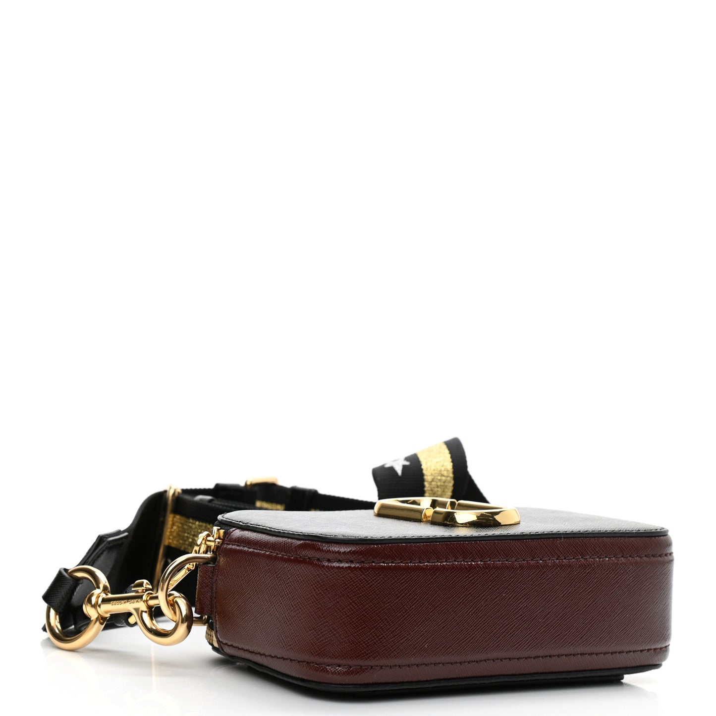 Saffiano Small Snapshot Camera Bag Black Multi