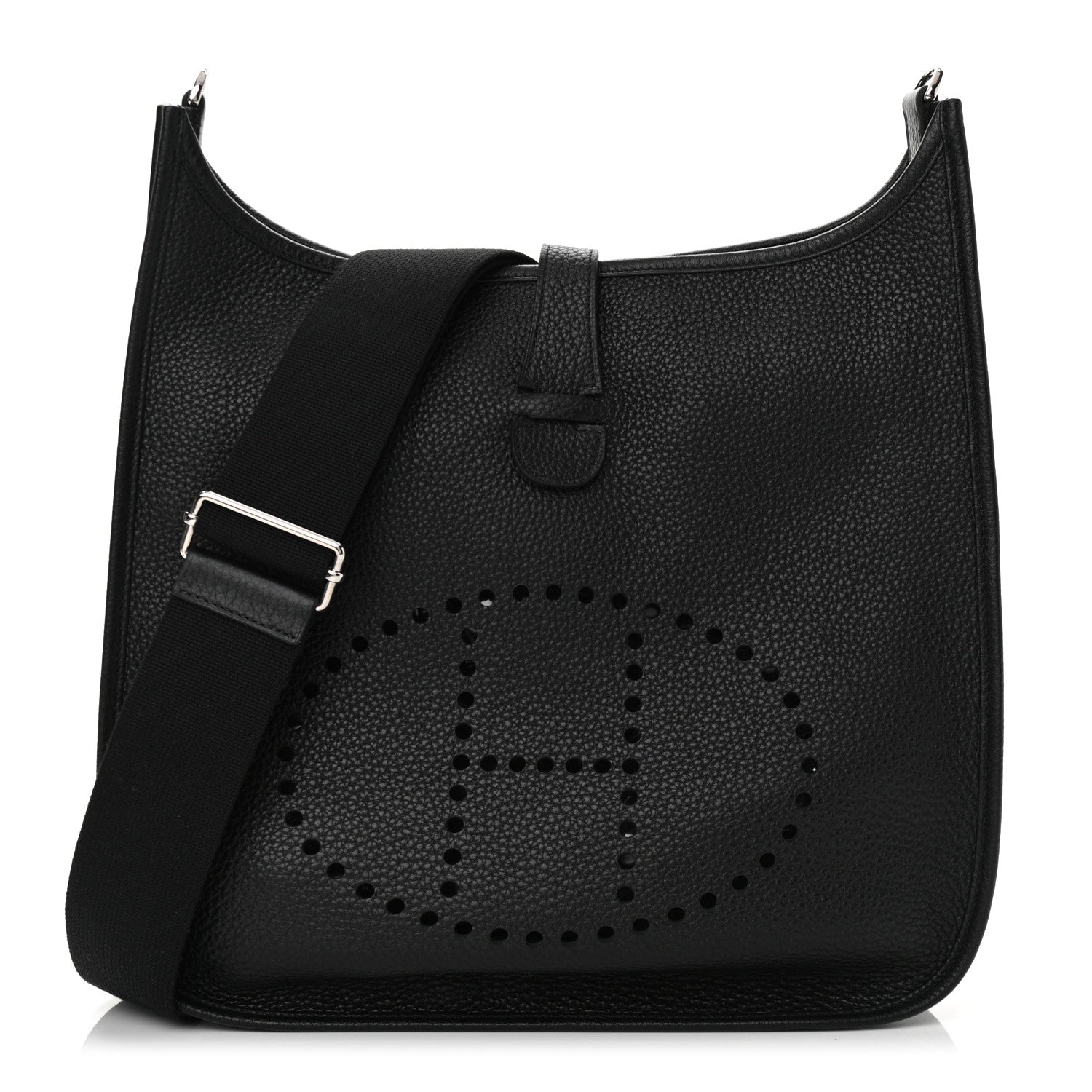Hermes Taurillon Clemence Evelyne III GM Black 1 of 11