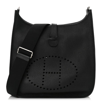 Hermes Taurillon Clemence Evelyne III GM Black 1 of 11