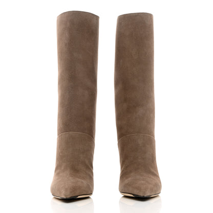 Jimmy Choo Suede Beren 85 Boots 36 Light Mocha 2 of 16