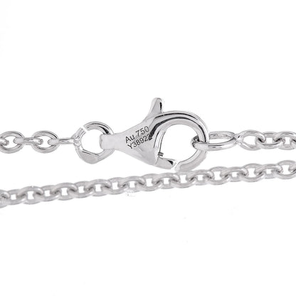 Chanel 18K White Gold Diamond Sous Le Signe du Lion Pendant Necklace 16 of 17