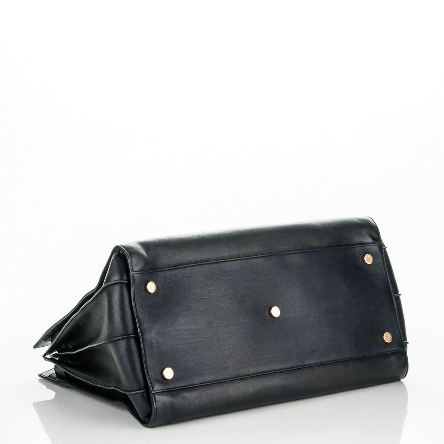 Calfskin Large Sac de Jour Carryall Midnight Blue