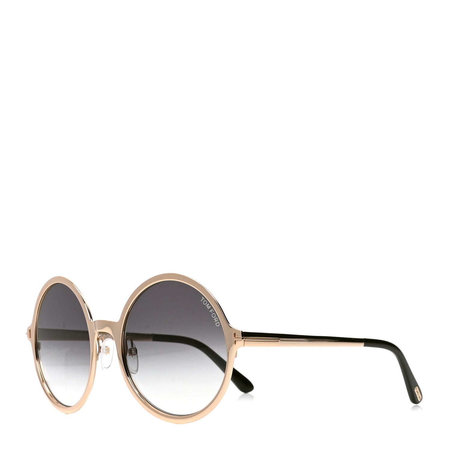 Tom Ford Round Ava 02 Sunglasses TF572 Gold 1 of 4