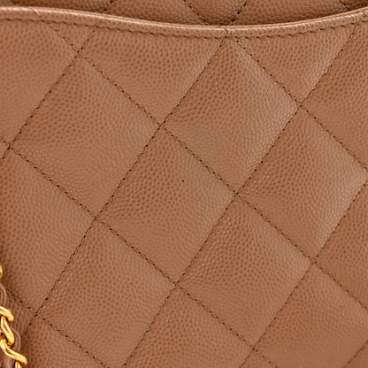 Chanel Caviar Quilted Coco First Flap Beige 12 of 13