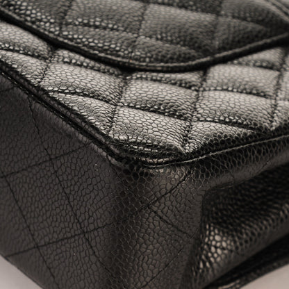 Chanel Caviar Quilted Medium Double Flap Black 11 of 11