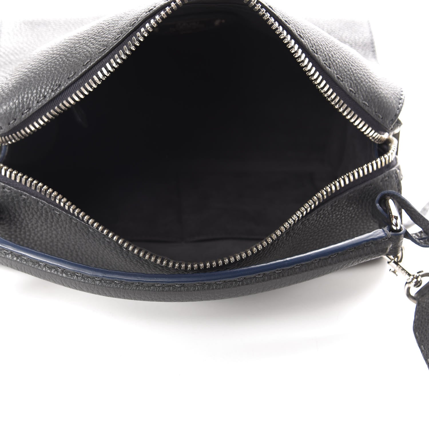 Fendi Cuoio Romano Selleria Lei Boston Tote Asfalto 5 of 11