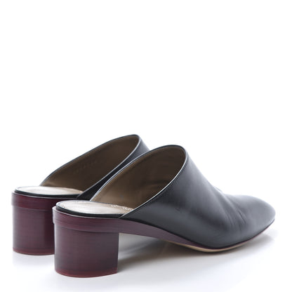 Hermes Calfskin Reveuse Mules 38 Black 4 of 12
