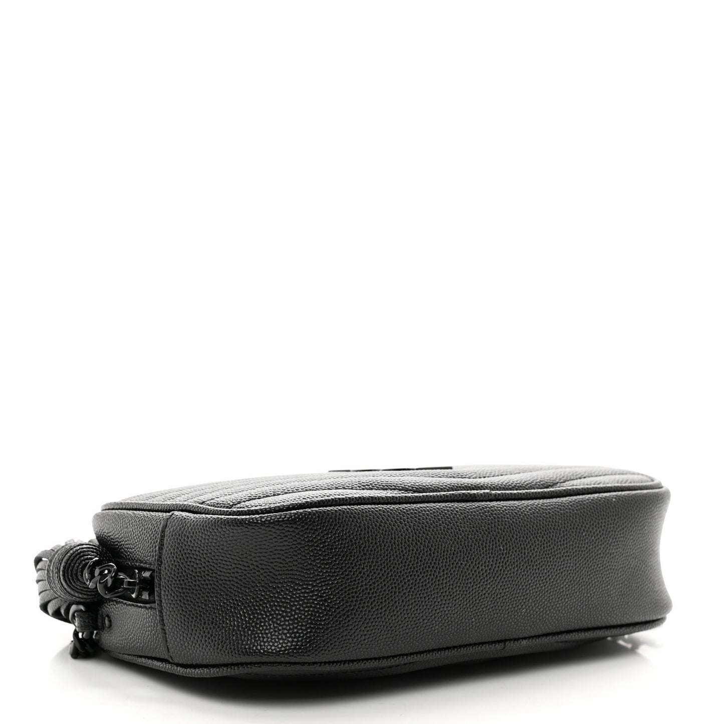 Grain De Poudre Matelasse Monochrome Monogram Mini Lou Camera Bag Black