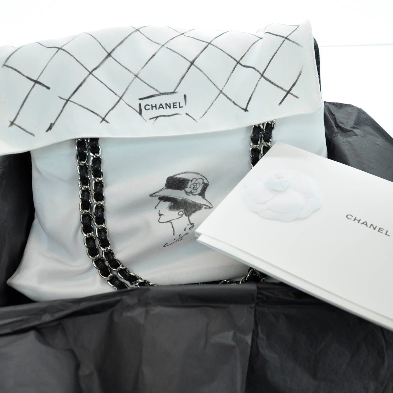 Chanel Caviar Quilted Jumbo Double Flap Black 12 of 12