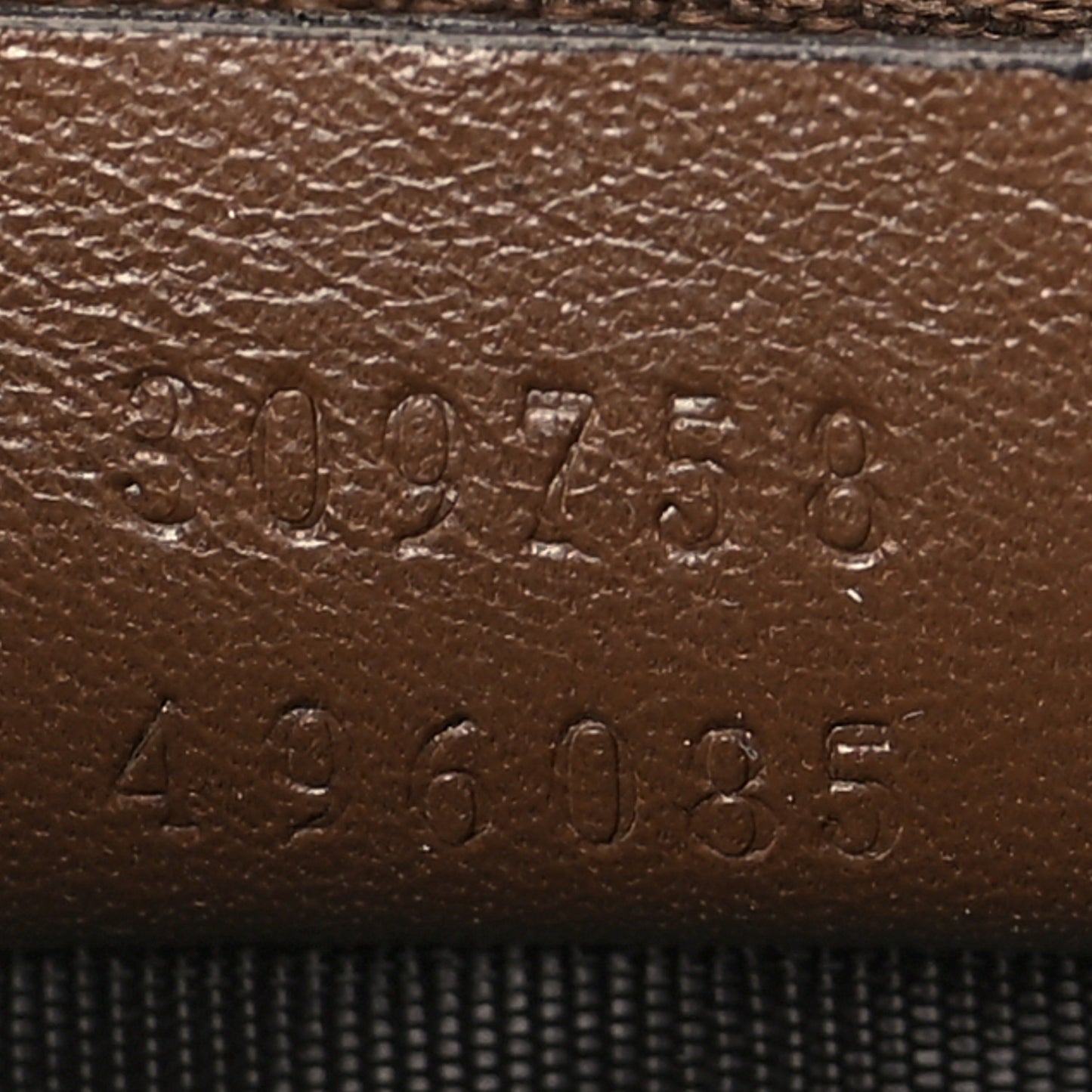 GG Supreme Monogram Nice Zip Around Wallet Maple Brown