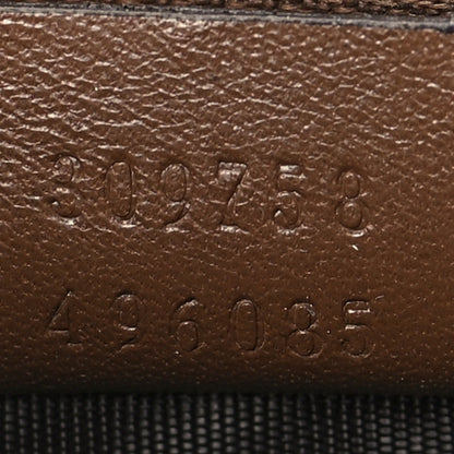 Gucci GG Supreme Monogram Nice Zip Around Wallet Maple Brown 7 of 8