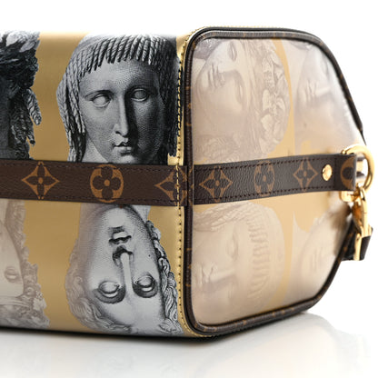 Louis Vuitton X FORNASETTI Calfskin Fornasetti Speedy Bandouliere 25 Gold 9 of 11
