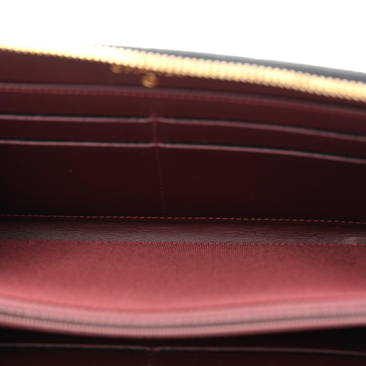 Chanel Caviar Quilted Large Gusset Zip Around Wallet Black 5 of 7