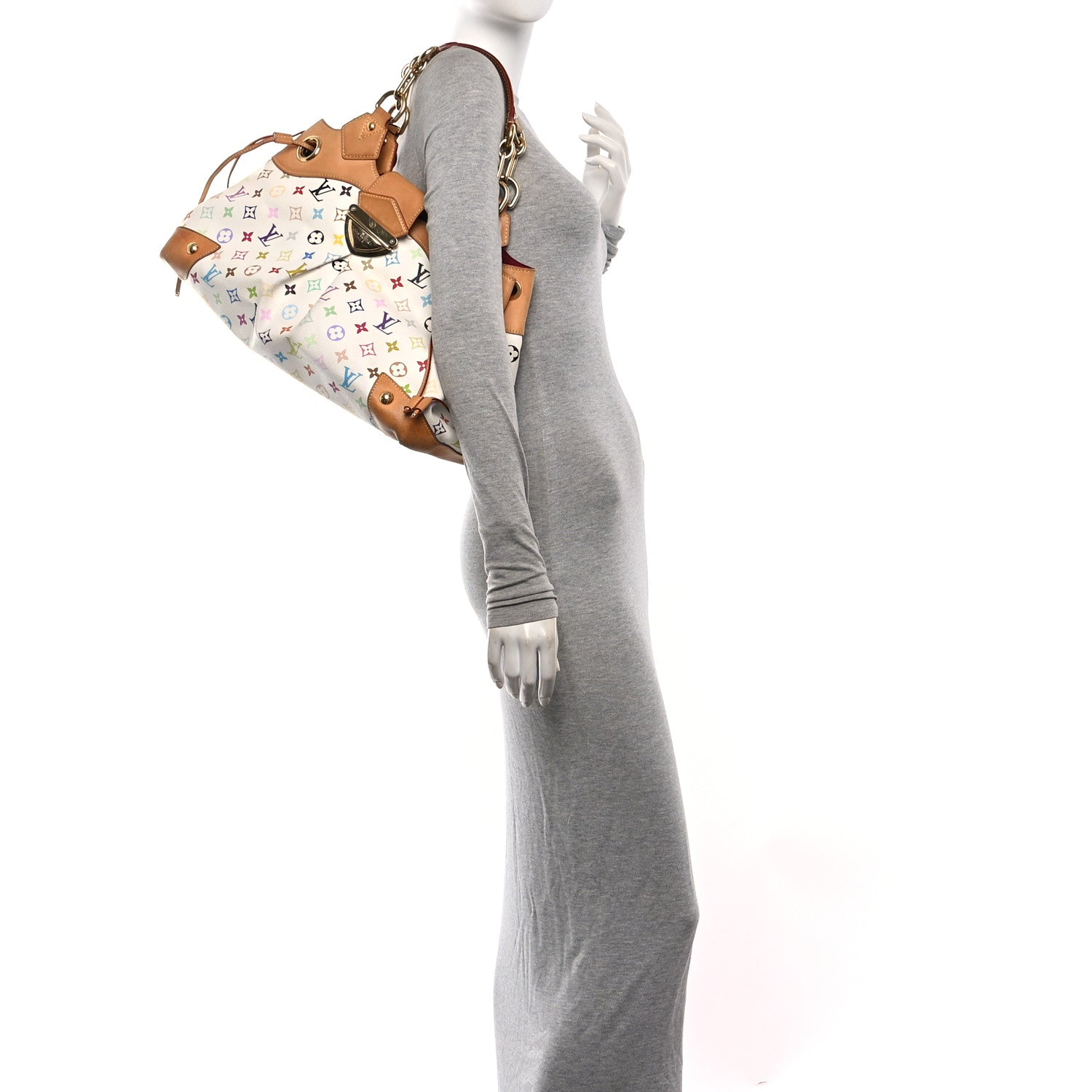 Louis Vuitton Monogram Multicolor Ursula White 2 of 9