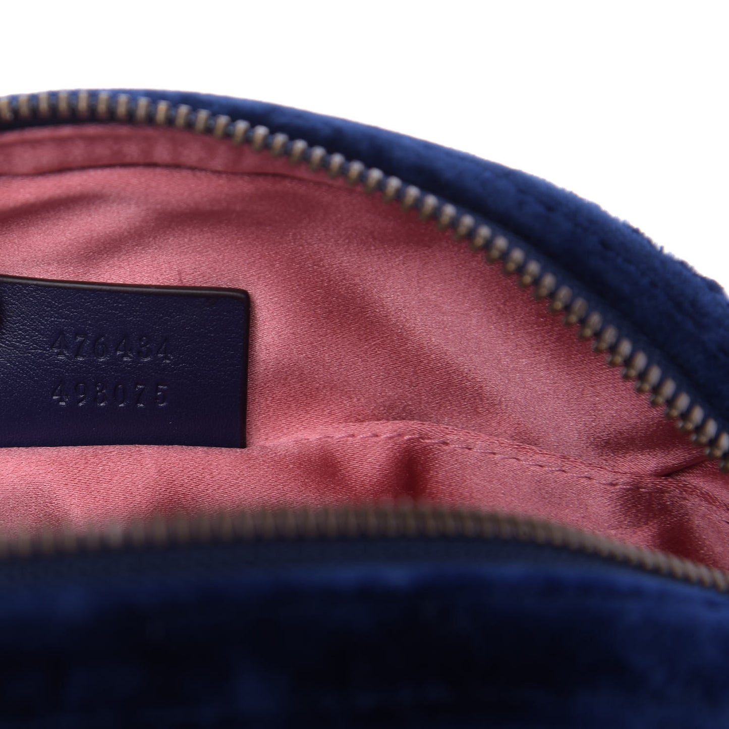 Velvet Matelasse GG Marmont Belt Bag 85 34 Cobalt Blue