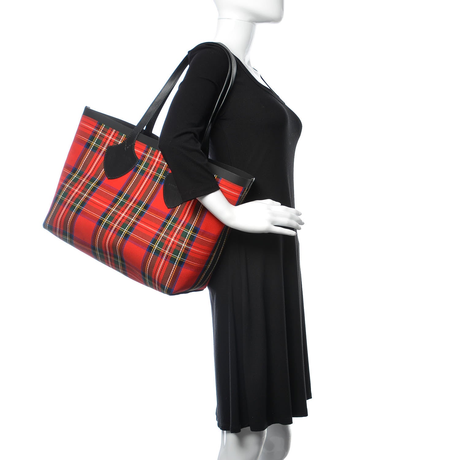 Burberry Vintage Check Medium The Giant Reversible Tote Antique Yellow Bright Red 3 of 16