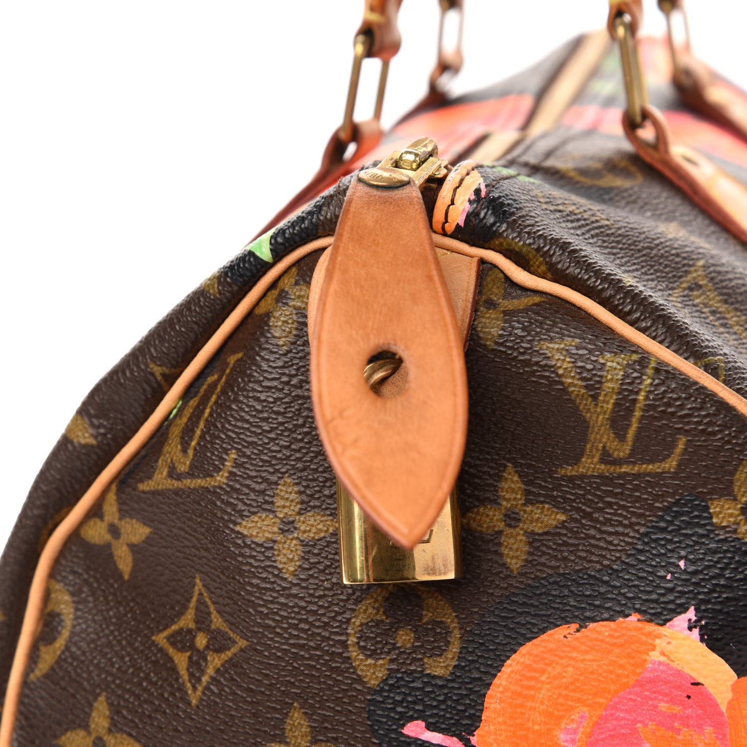Louis Vuitton Monogram Roses Speedy 30 11 of 15