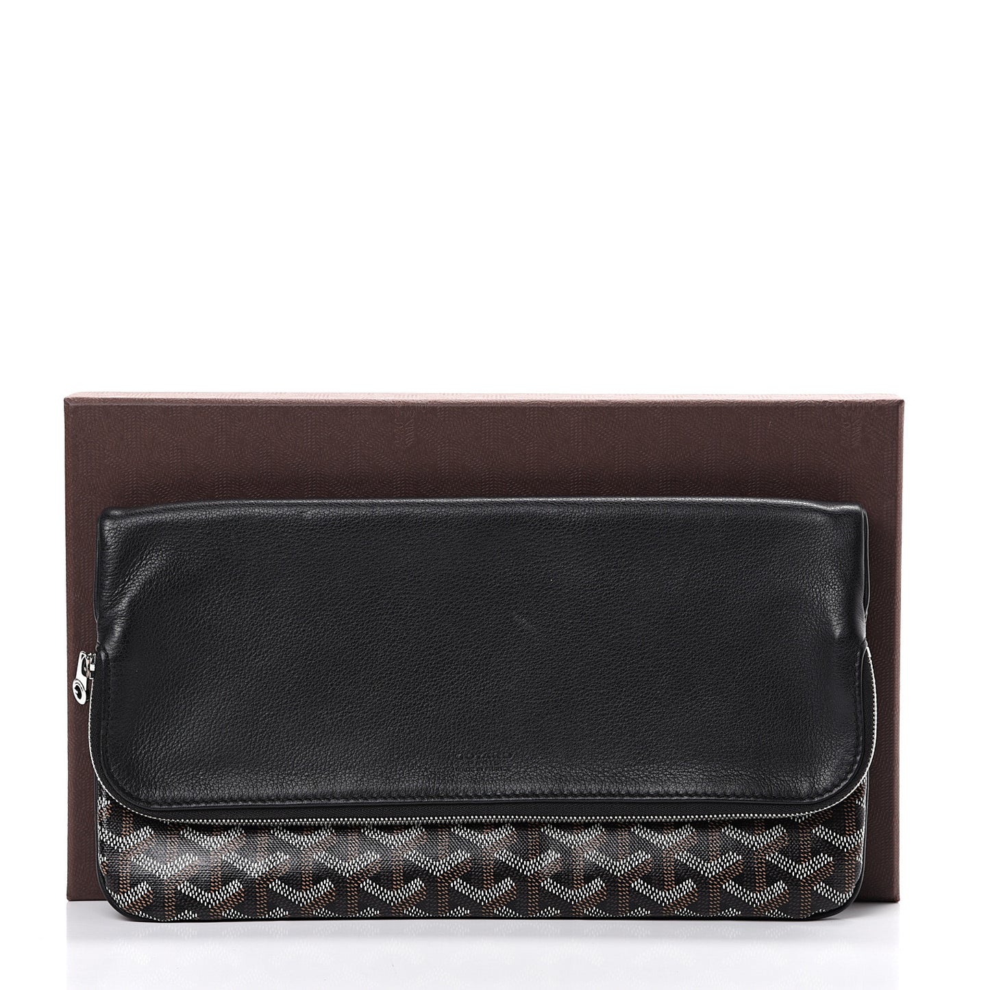 Goyardine Sainte Marie Soft Clutch Black