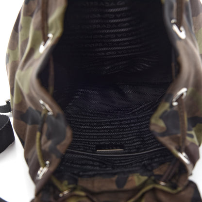 Prada Tessuto Nylon Camouflage Print Cinch Backpack Mimetico 5 of 8