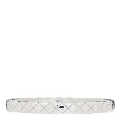 Chanel 18K White Gold Diamond Coco Crush Bracelet S 2 of 4