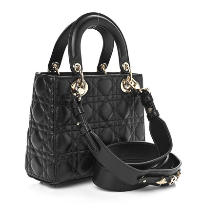 Christian Dior Lambskin Cannage Small My ABC Lady Dior Black 3 of 8