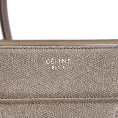 Celine Grained Calfskin Medium Phantom Luggage Taupe 7 of 12
