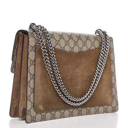 Gucci GG Supreme Monogram Medium Dionysus Shoulder Bag Taupe 3 of 9