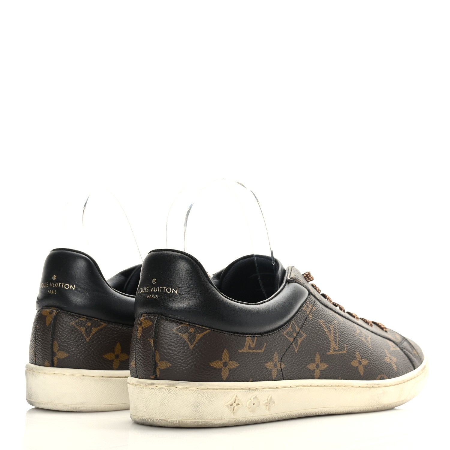 Louis Vuitton Calfskin Monogram Mens Luxembourg Sneakers 8 4 of 11