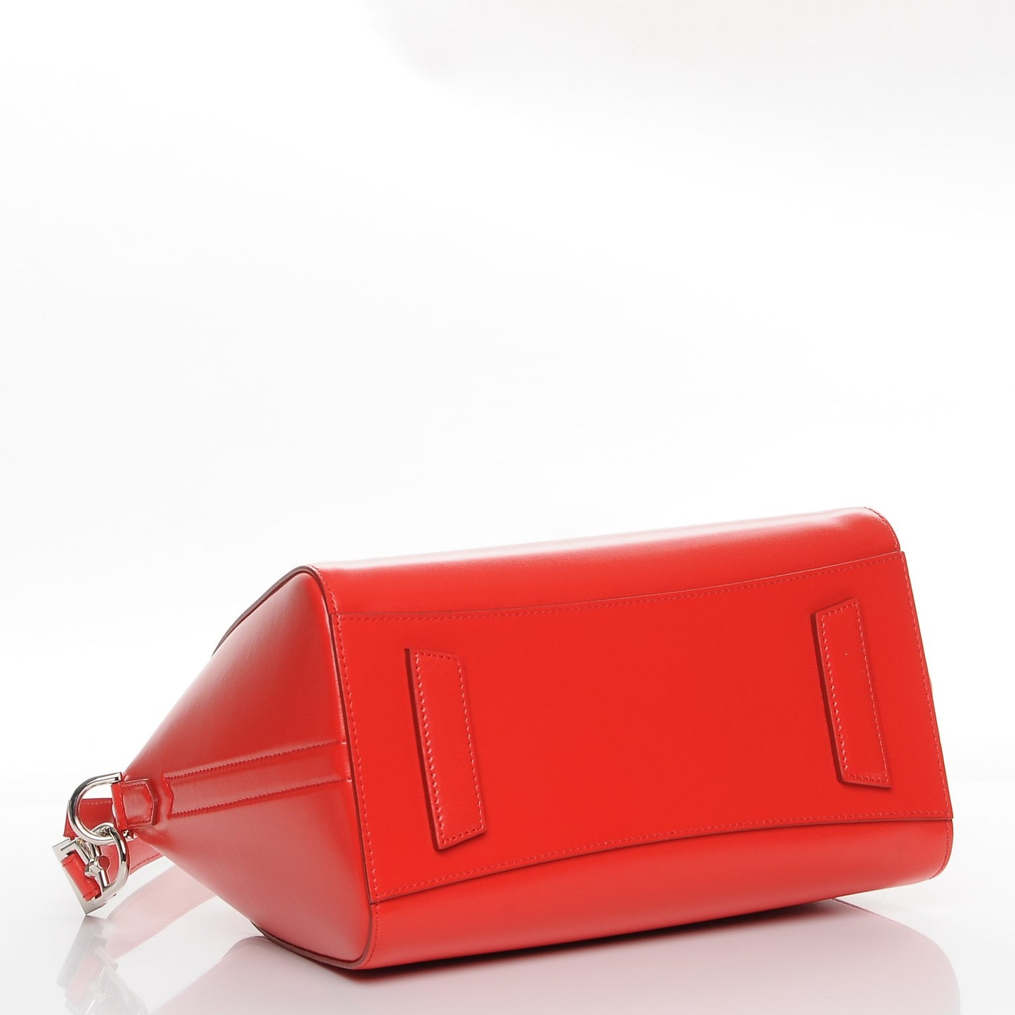 Shiny Lord Calfskin Small Antigona Medium Red