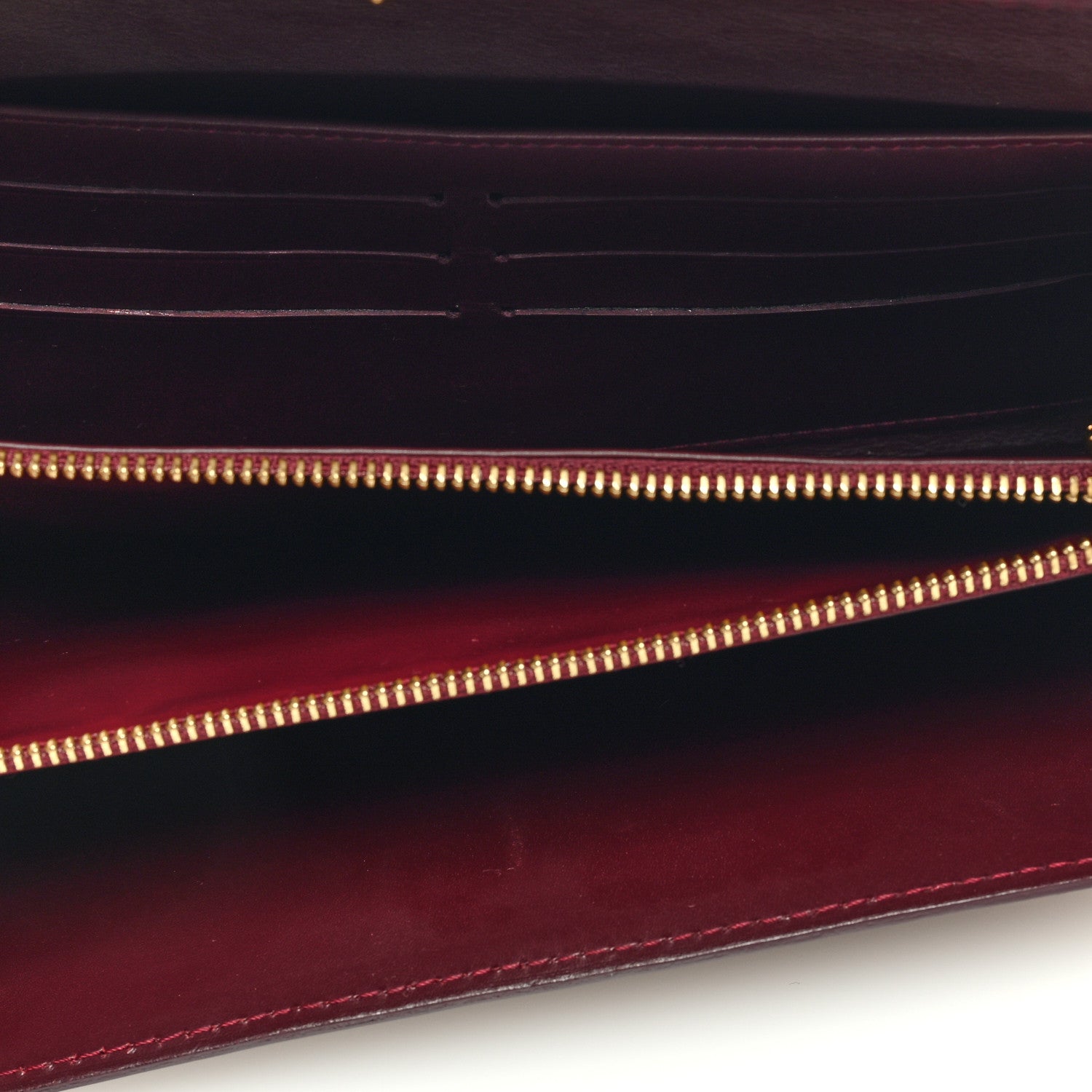 Louis Vuitton Vernis Sarah Wallet Rouge Fauviste 5 of 6