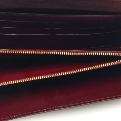Louis Vuitton Vernis Sarah Wallet Rouge Fauviste 5 of 6