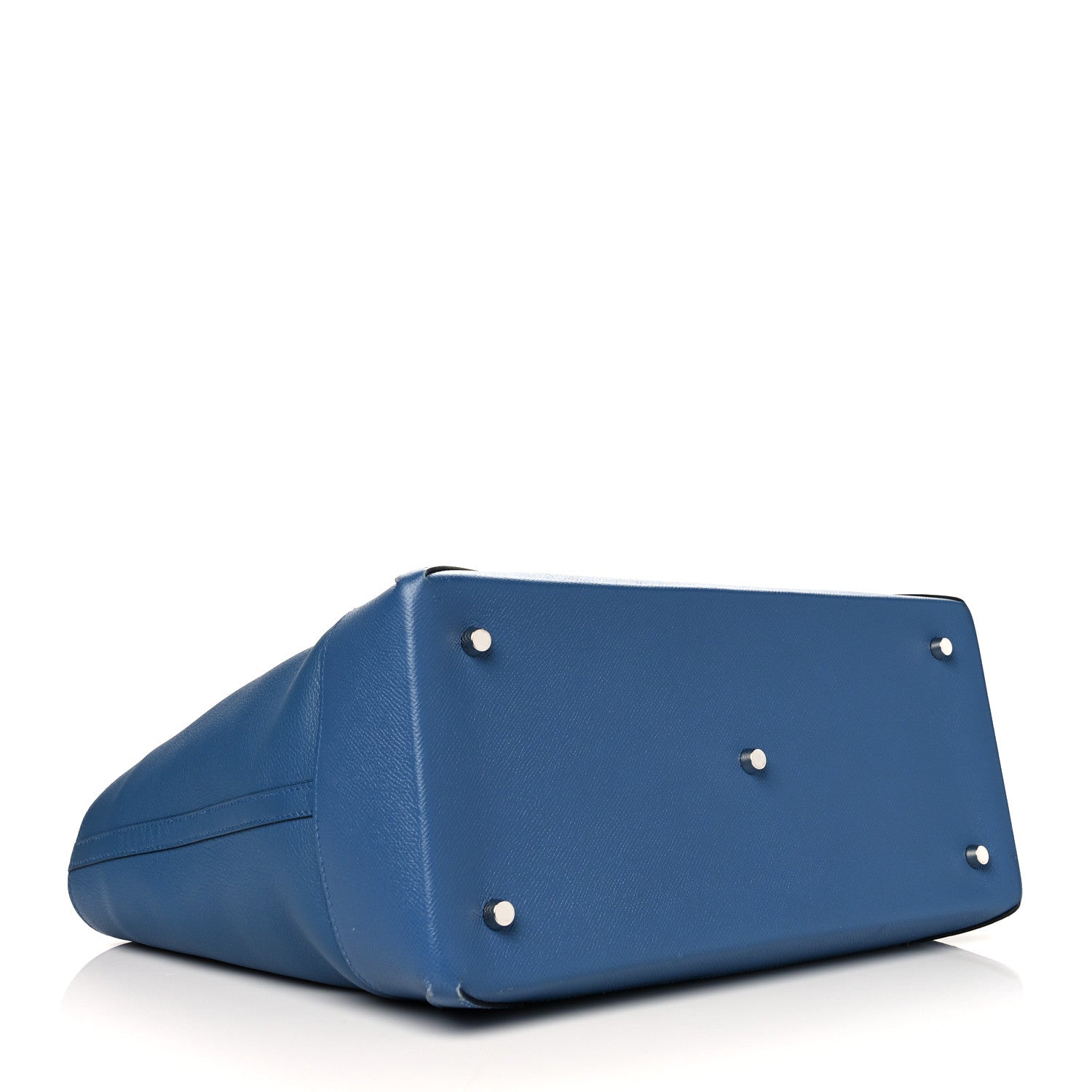 Hermes Evercolor Epsom Maxibox Cabas 30 Blue Agate 4 of 11
