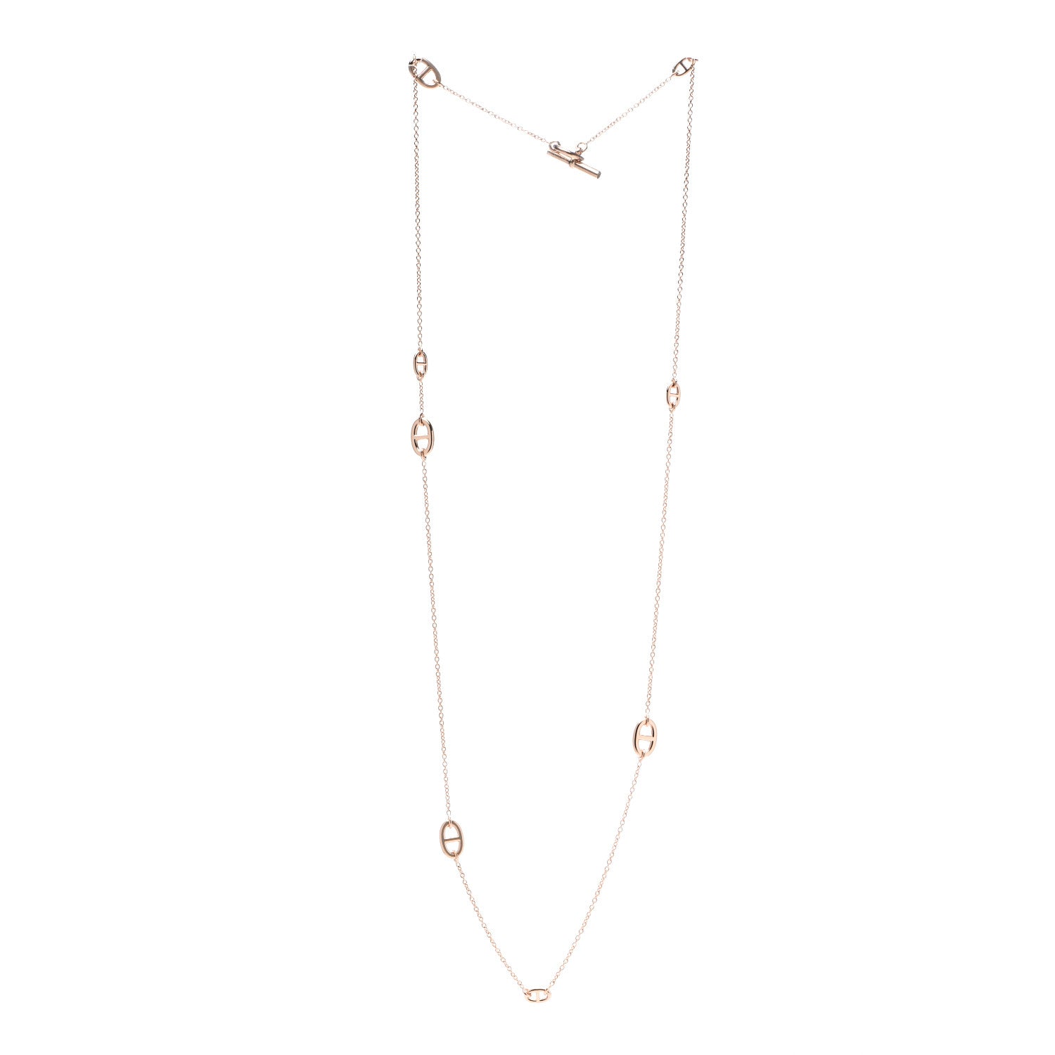 Hermes 18K Rose Gold Farandole Necklace 80 3 of 5