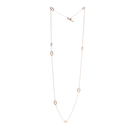 Hermes 18K Rose Gold Farandole Necklace 80 3 of 5