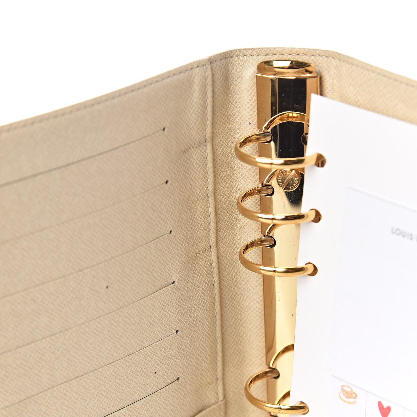 Damier Azur Medium Ring Agenda Cover